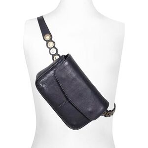 FRYE CLAIRE CONVERTIBLE BELT BAG BLACK NWT